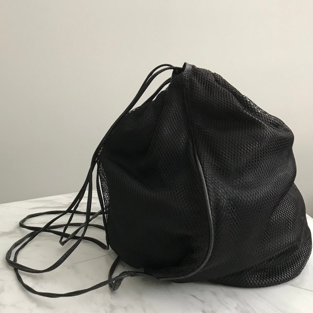 OpeningCeremony Black Leather Bag/Backpack